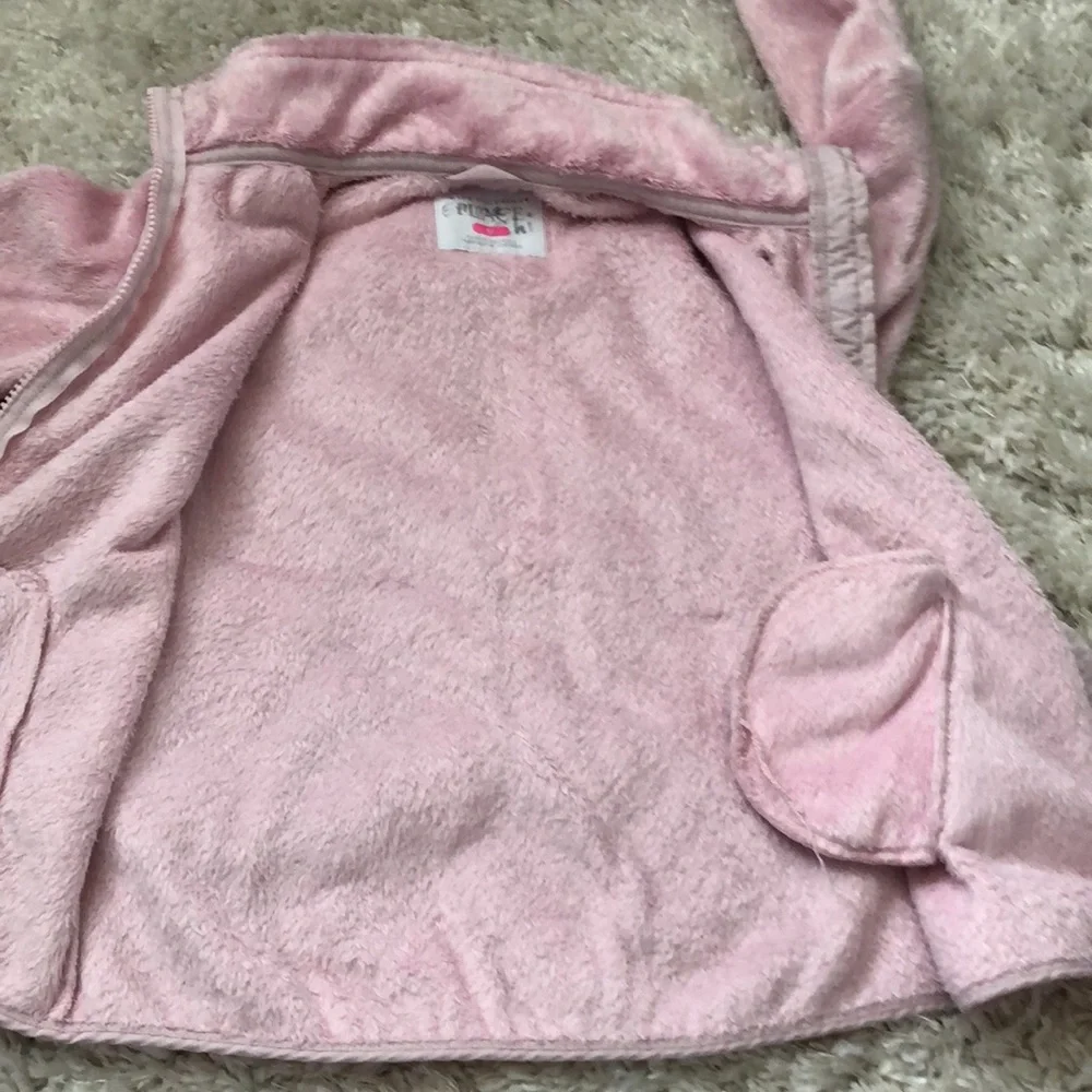 The children’s place plush jacket 5T pink (kt3)